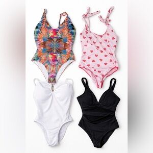 Bundle lot of 4 swimsuits women’s size S